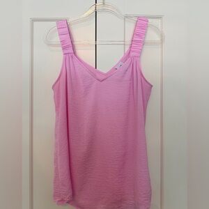CAbi Light Pink V-Neck Camisole